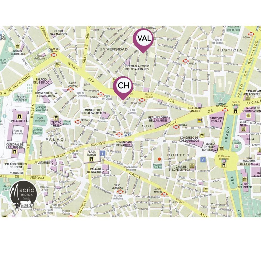 Nuevo Apartamento En Madrid Centro A 2 Calles De Gran Via Zewnętrze zdjęcie